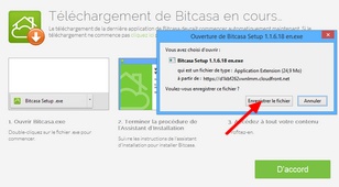 Télécharger l'application Bitcasa