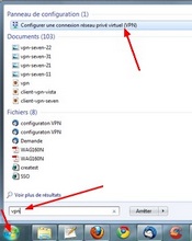 Connexion à connexion VPN en cours... - Windows 7