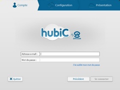 Connexion à votre compte hubiC