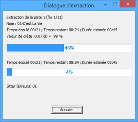 CDex : Extraction des pistes des CD audio