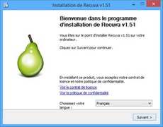 Installer Recuva de Piriform