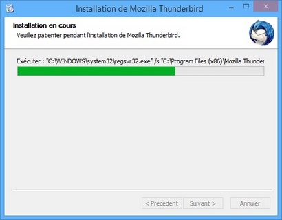 Installation de Thunderbird