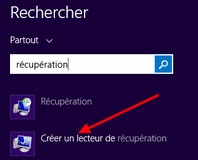Fonction Rechercher Windows 8