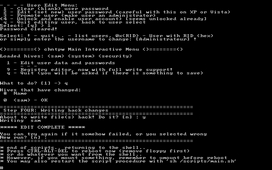 Offline Windows Password : Retirer le CD et redémarrer le PC