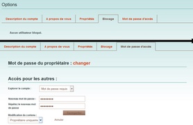 Option de profil Toutbox : Protéger les fichiers