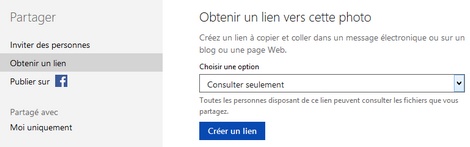 Partage fichiers  OneDrive