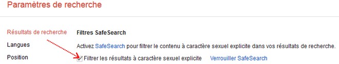 Préservez vos enfants des contenus pour adulte en filtrant les résultats de recherche de Google avec SafeSearch
