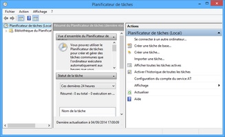 Planificateur de tâches de Windows