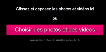 Flickr : Interface simple et efficace