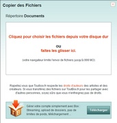 Toutbox : Charger un fichier