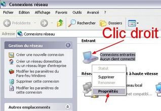 Configurer les propriétés de la connexion VPN - Windows XP