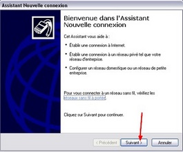 Bienvenue dans l’Assistant Nouvelle connexion