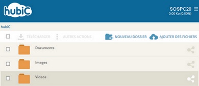 Uploader ses fichiers avec hubiC