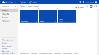 Espace Web OneDrive