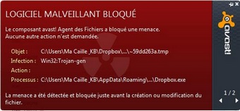 Détection virus Avast!