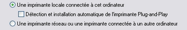 Imprimante réseau ou imprimante locale