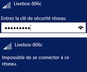 Connexion impossible au réseau WiFi