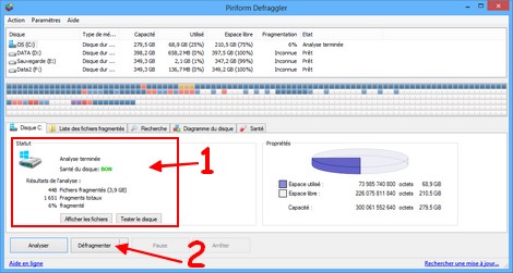 Défragmenter un disque dur avec Defraggler de Piriform