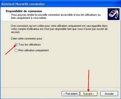 Partager une connexion ADSL ou RTC entre plusieurs comptes XP