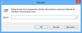 Fenêtre Exécuter...
