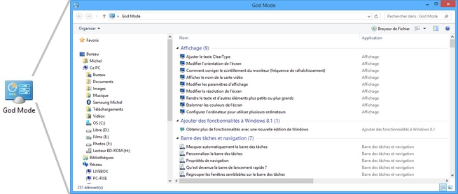 Qu'est-ce que le god mode de Windows ?