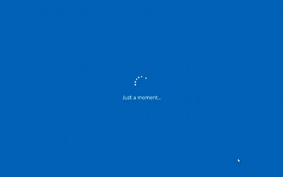 Installation de Windows 10 : Entrez les informations de sécurité