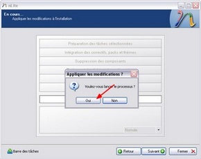 nLite : Validation du processus de modification du contenu du nouveau CD de XP