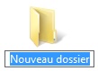Activer le God Mode : Nouveau dossier