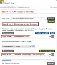 Outil de Téléchargement USB DVD