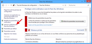 Gérer le pare-feu de Windows