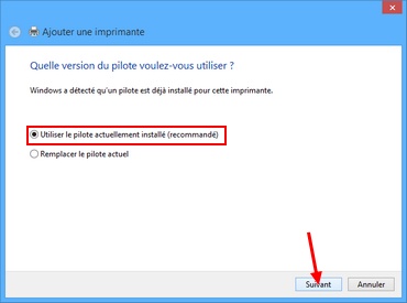 Imprimante réseau : quelle version du pilote utiliser ?